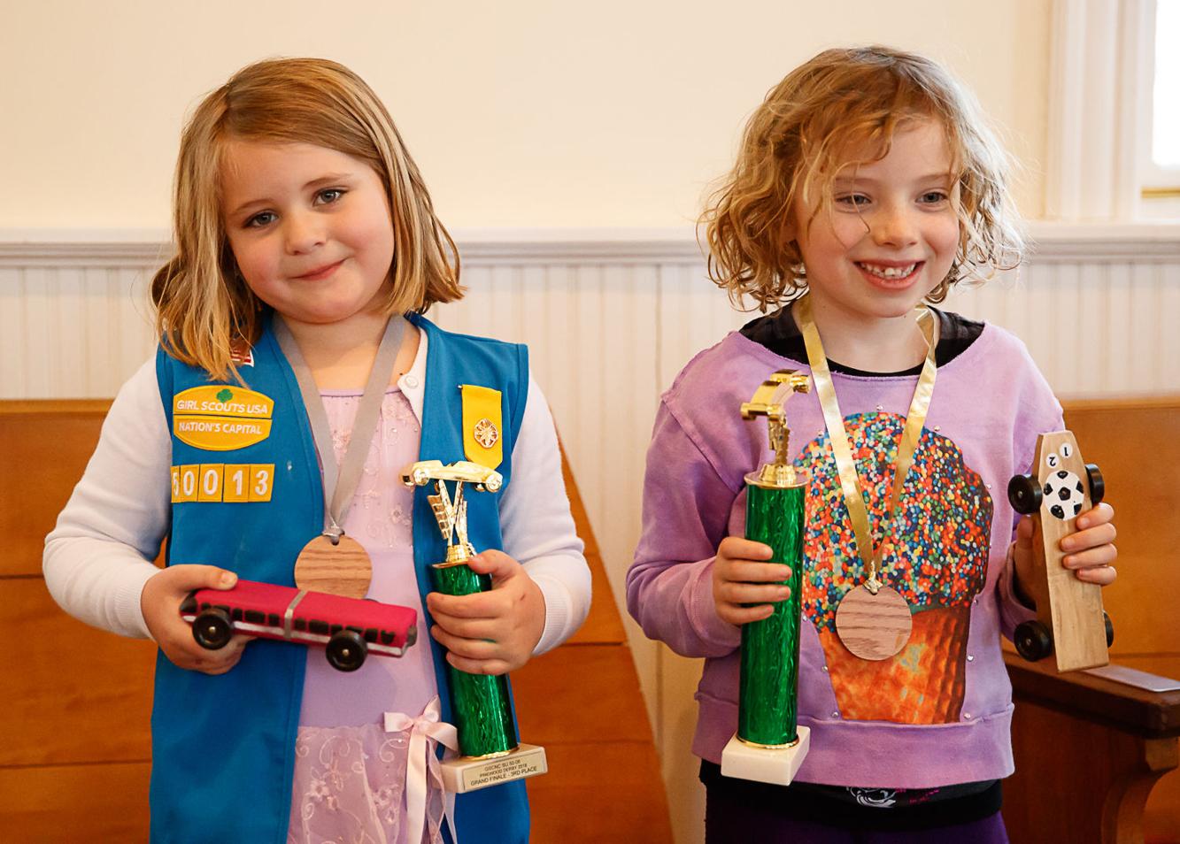 PHOTOS Girl Scouts revved up at Pinewood Derby Multimedia