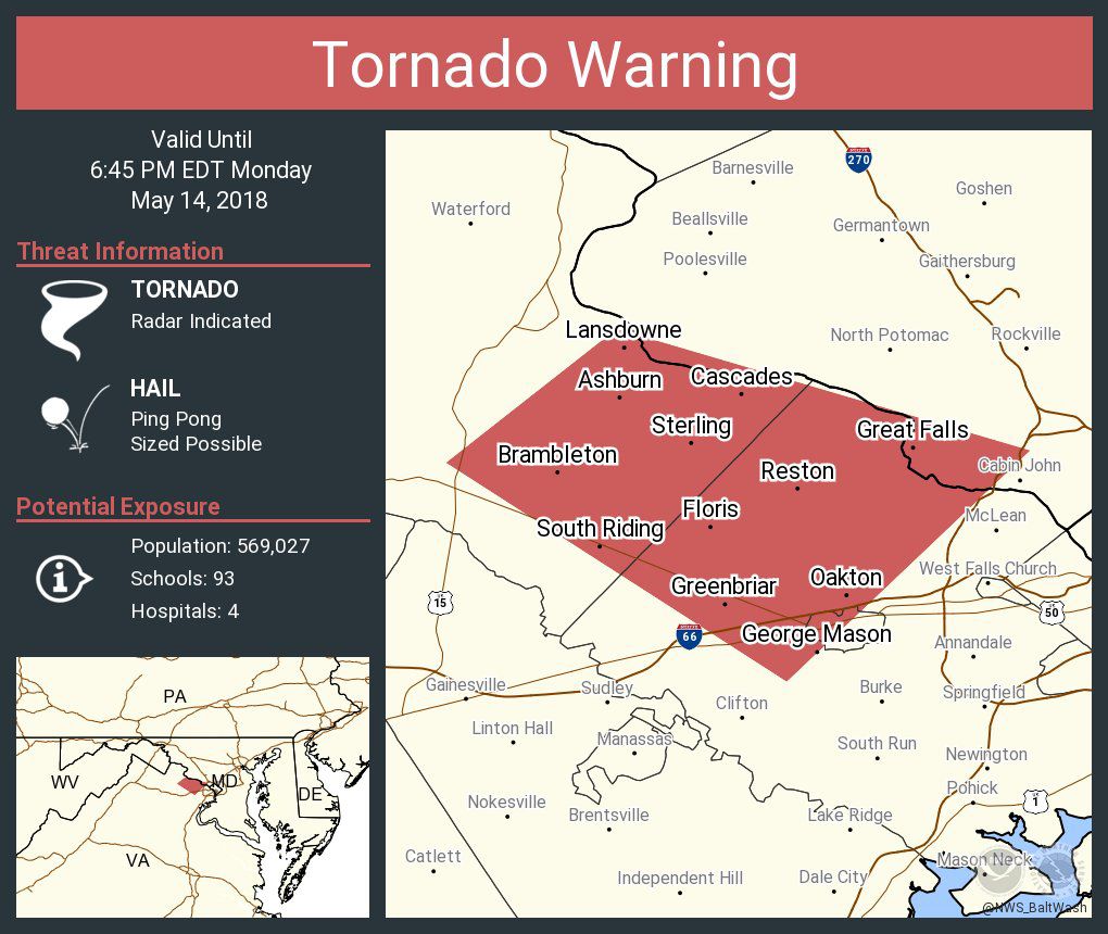 42,000 without power across Northern Virginia due to severe storms