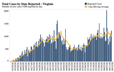 Hospitalizations For Covid 19 Climb In Northern Virginia Coronavirus Insidenova Com
