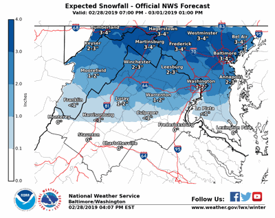 Snow Early Friday Could Impact Morning Commute In Northern Virginia Local Weather Insidenova Com