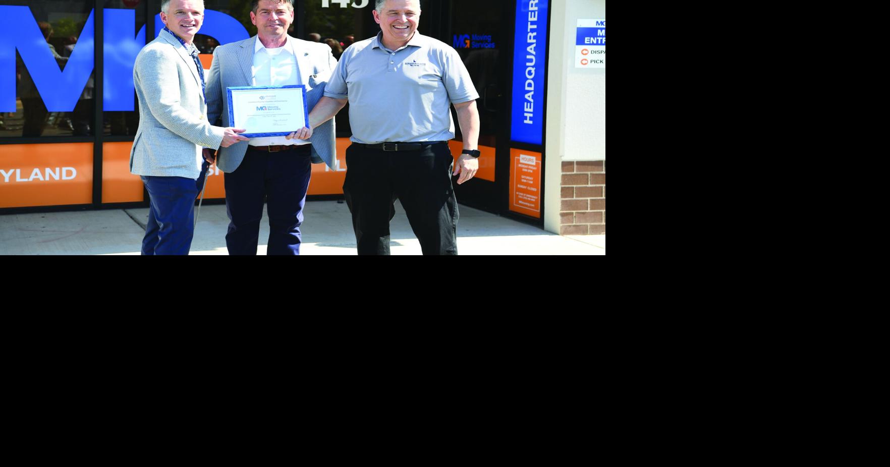 MG Moving Ribbon cutting