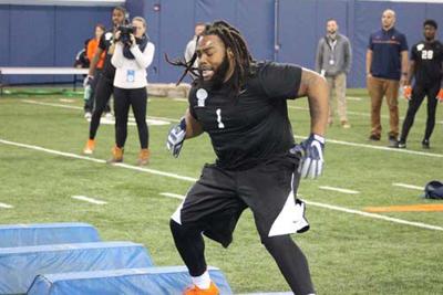 Potomac Graduate Donte Wilkins Prepares For Nfl Shot By