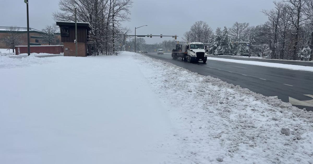 Snow Old Bridge Road Lake Ridge | | insidenova.com