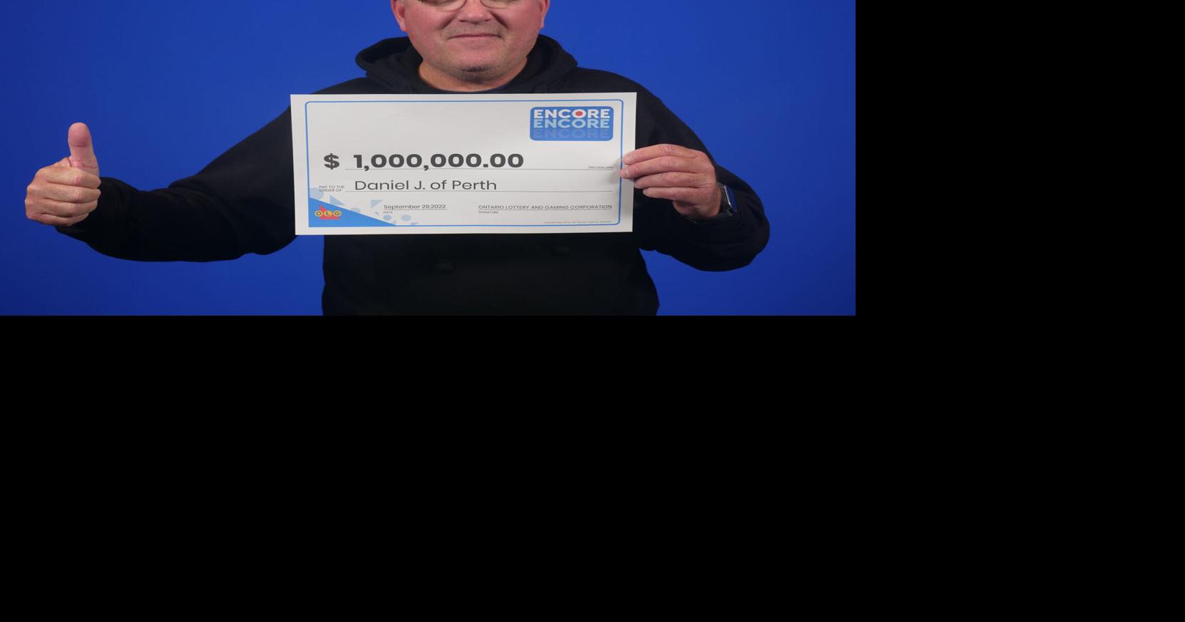 Perth resident celebrates second lottery win, bringing home 1M