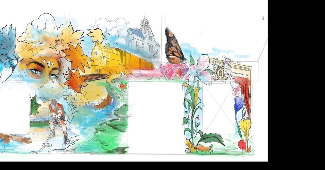 Visitor Information Centre mural design unveiled in Renfrew