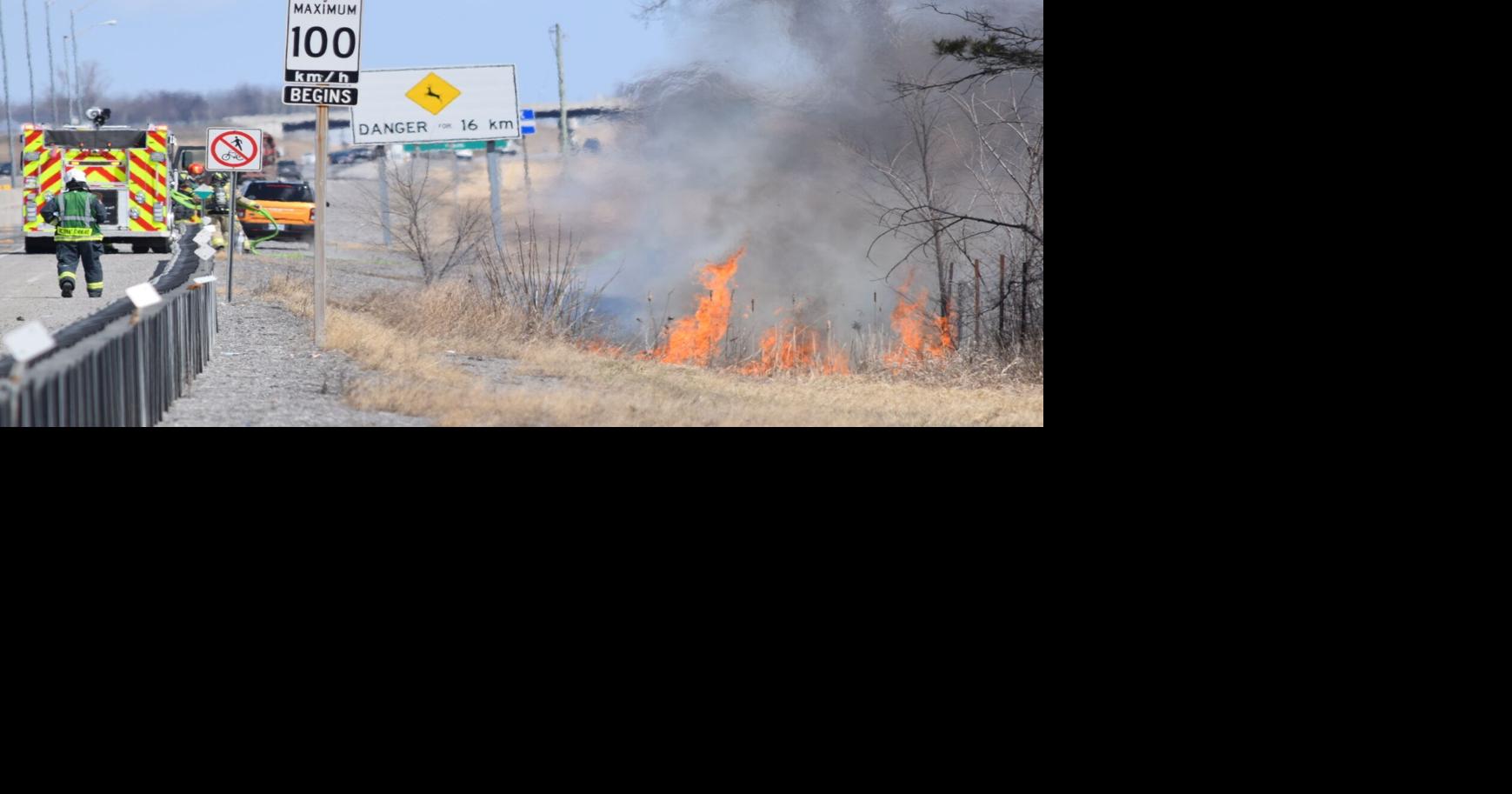 Grass fire east of Carleton Place under investigation by OPP