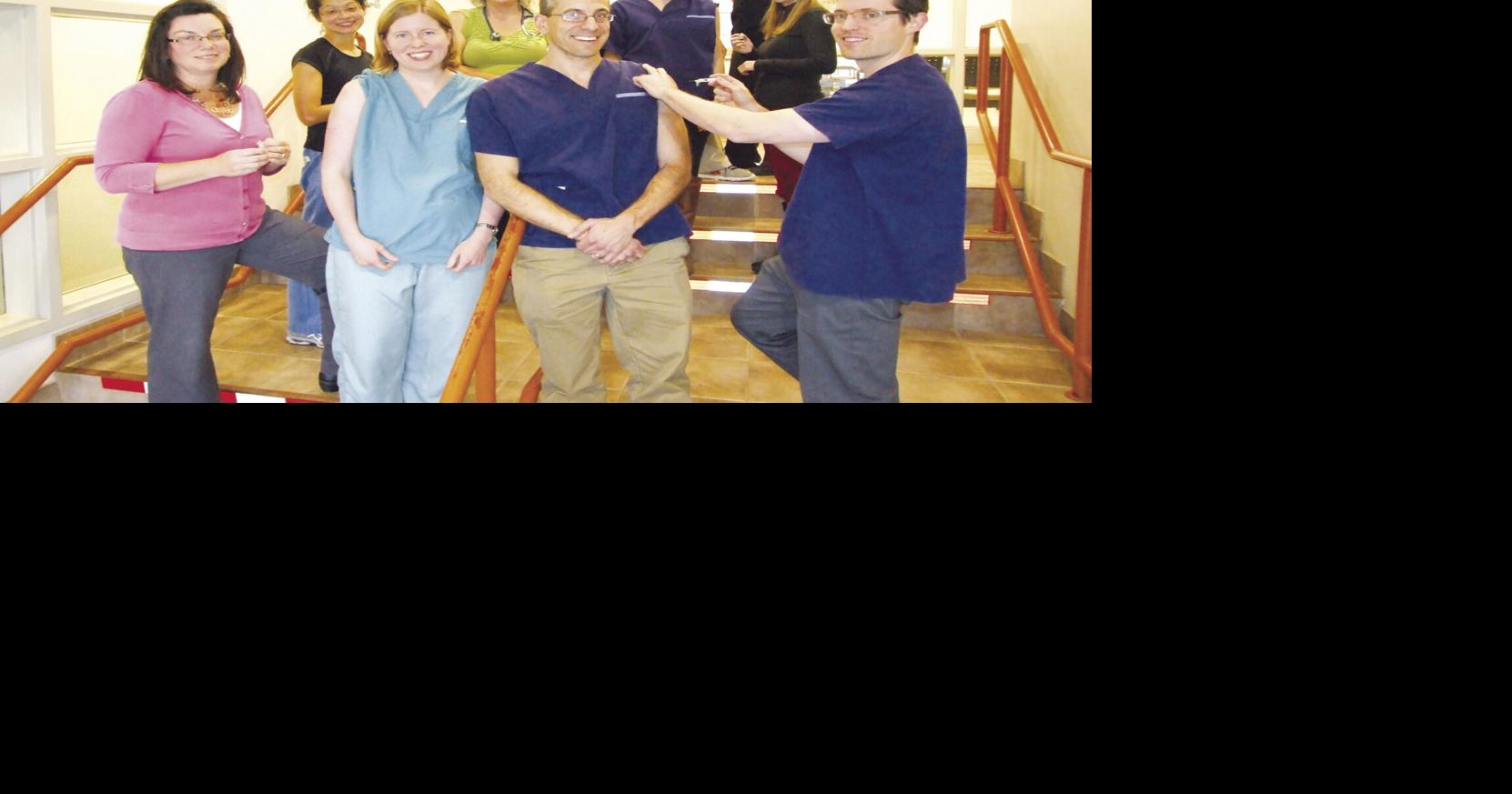 Renfrew Medical Group doctors get flu shot