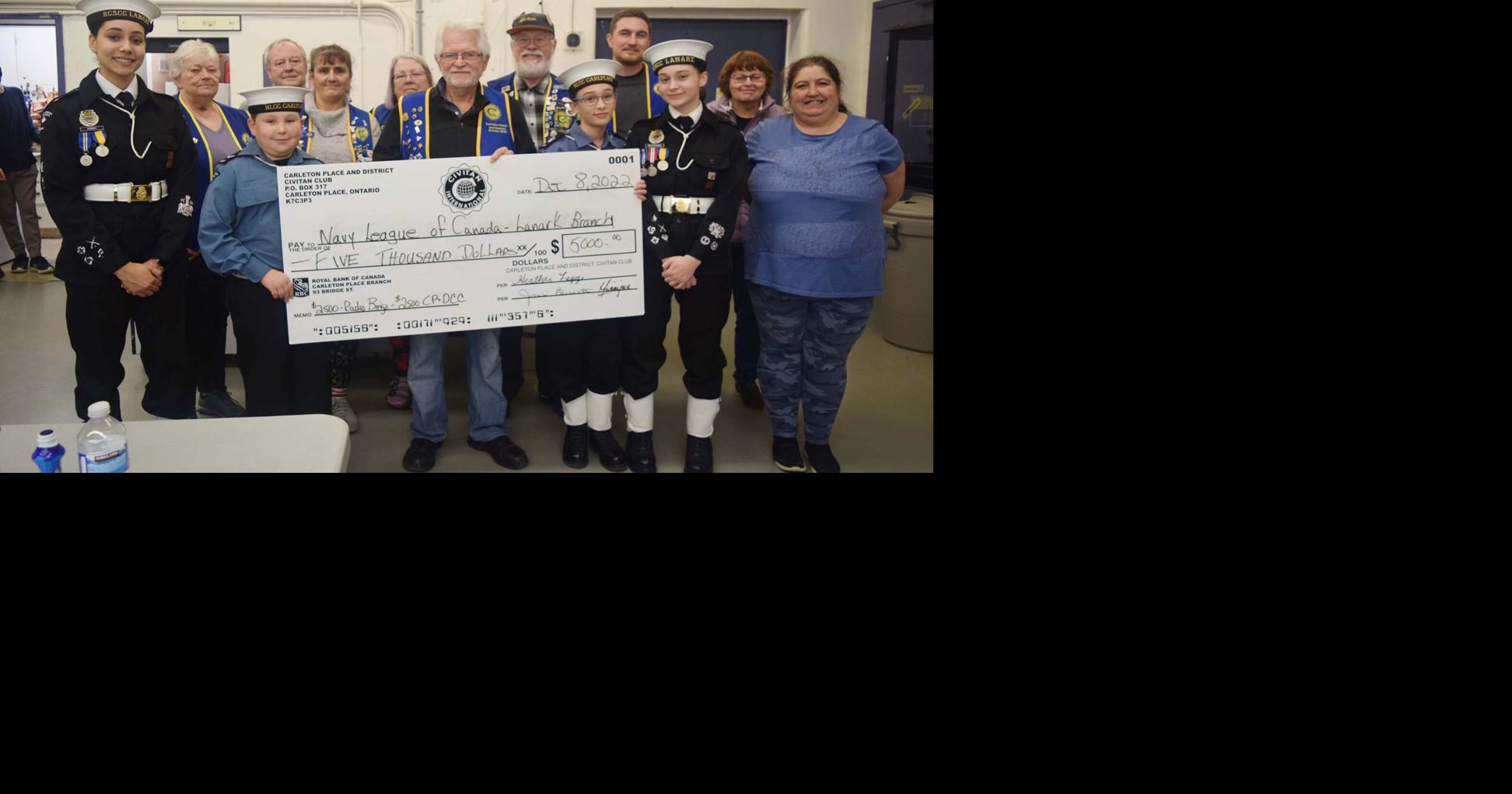 Carleton Place & District Civitan Club supporting local cadets