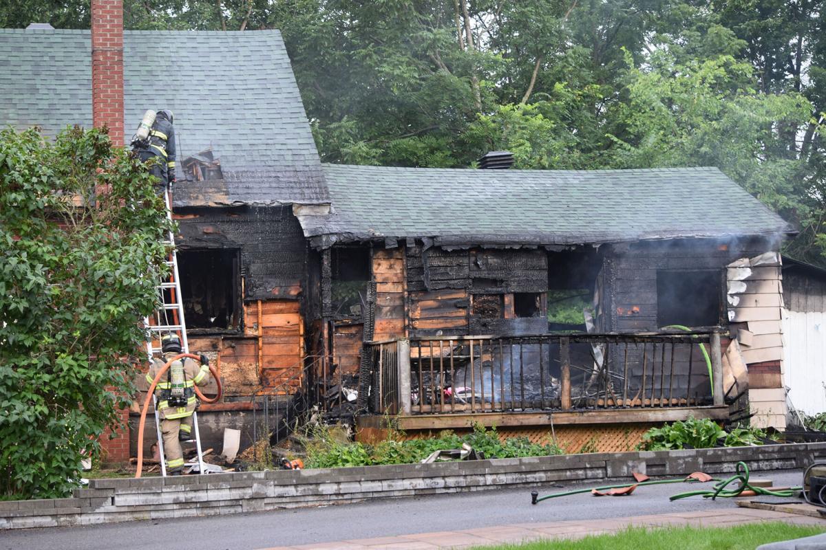 Carleton Place firefighters on scene at house fire