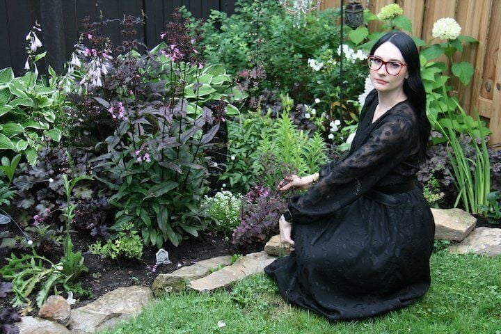 Chloe Hurst’s Carleton Place goth garden brims with intrigue