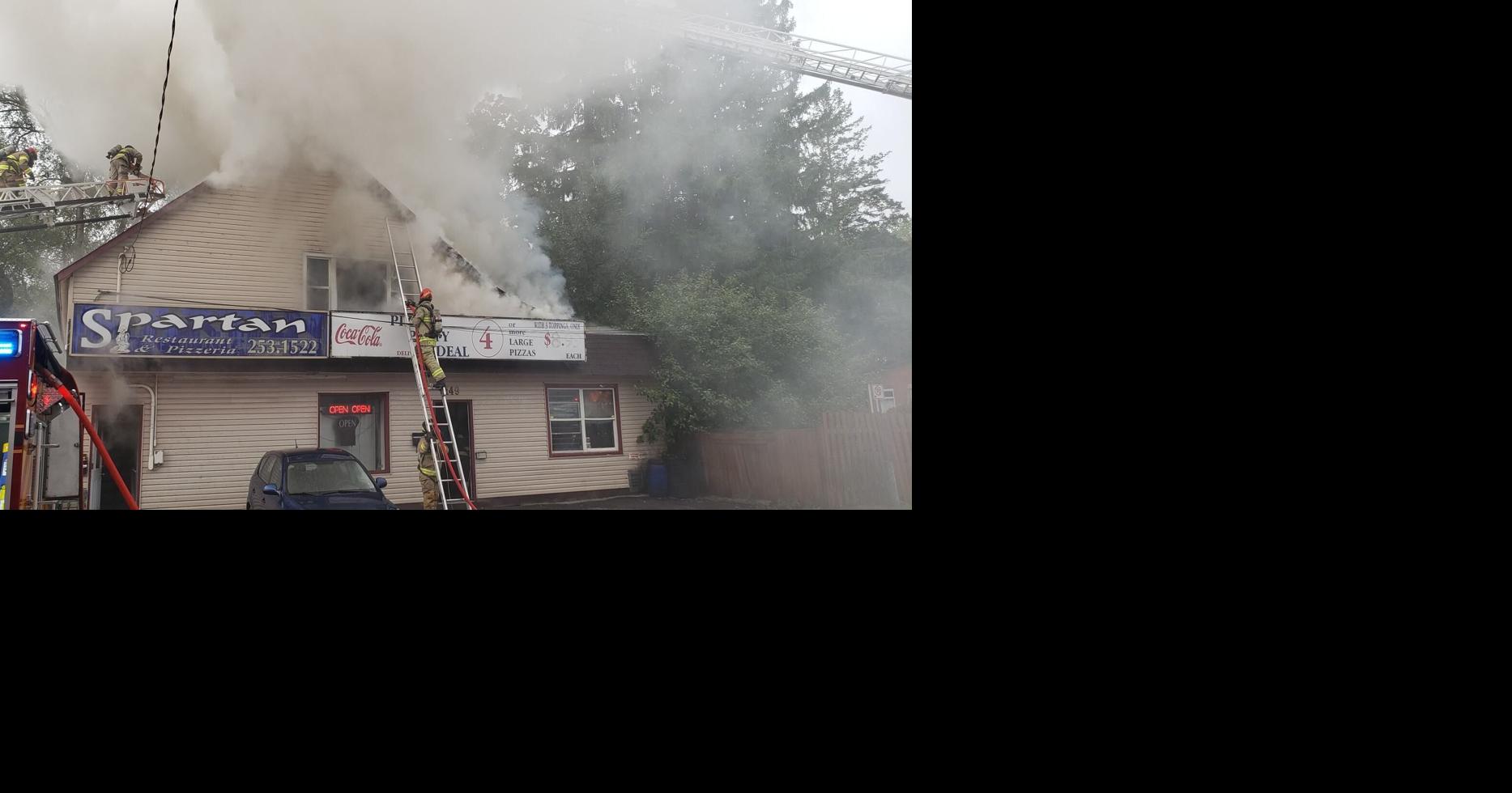 'Completely engulfed': Fire breaks out at Carleton Place's Spartan ...