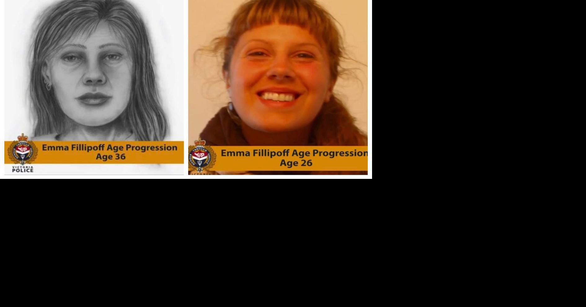 Victoria police release age progression photo of missing Emma Fillipoff