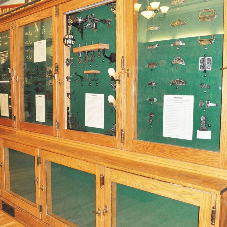 15) Vintage Fishing Lures & Oak Display Case