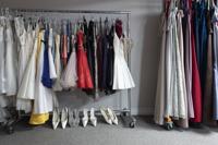 graduation dress mini white Ivory White Eyelet Ruffled Mini Graduation Dress Ivory White / Large main image 1