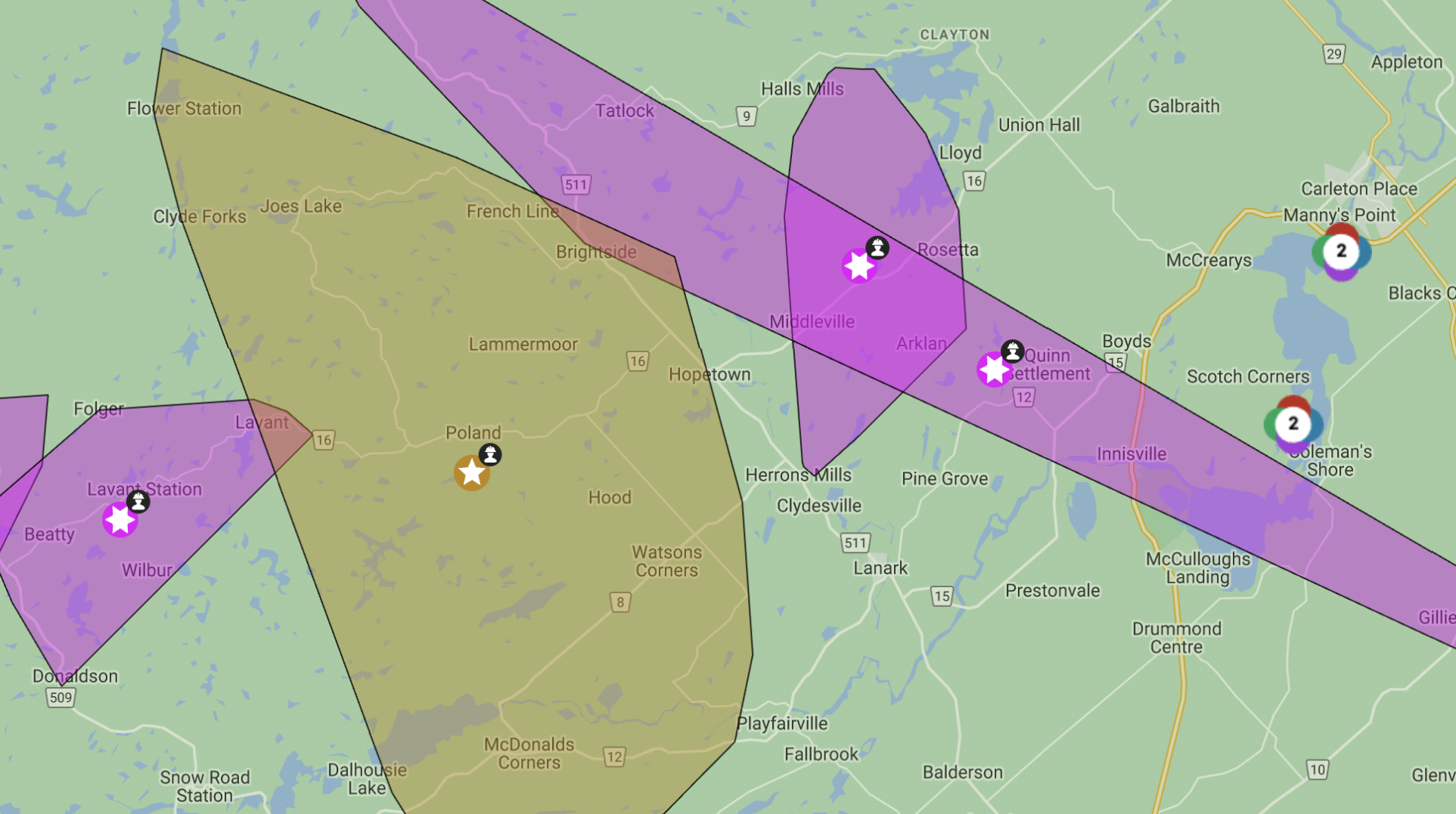 Hydro One works to restore power outside Lanark