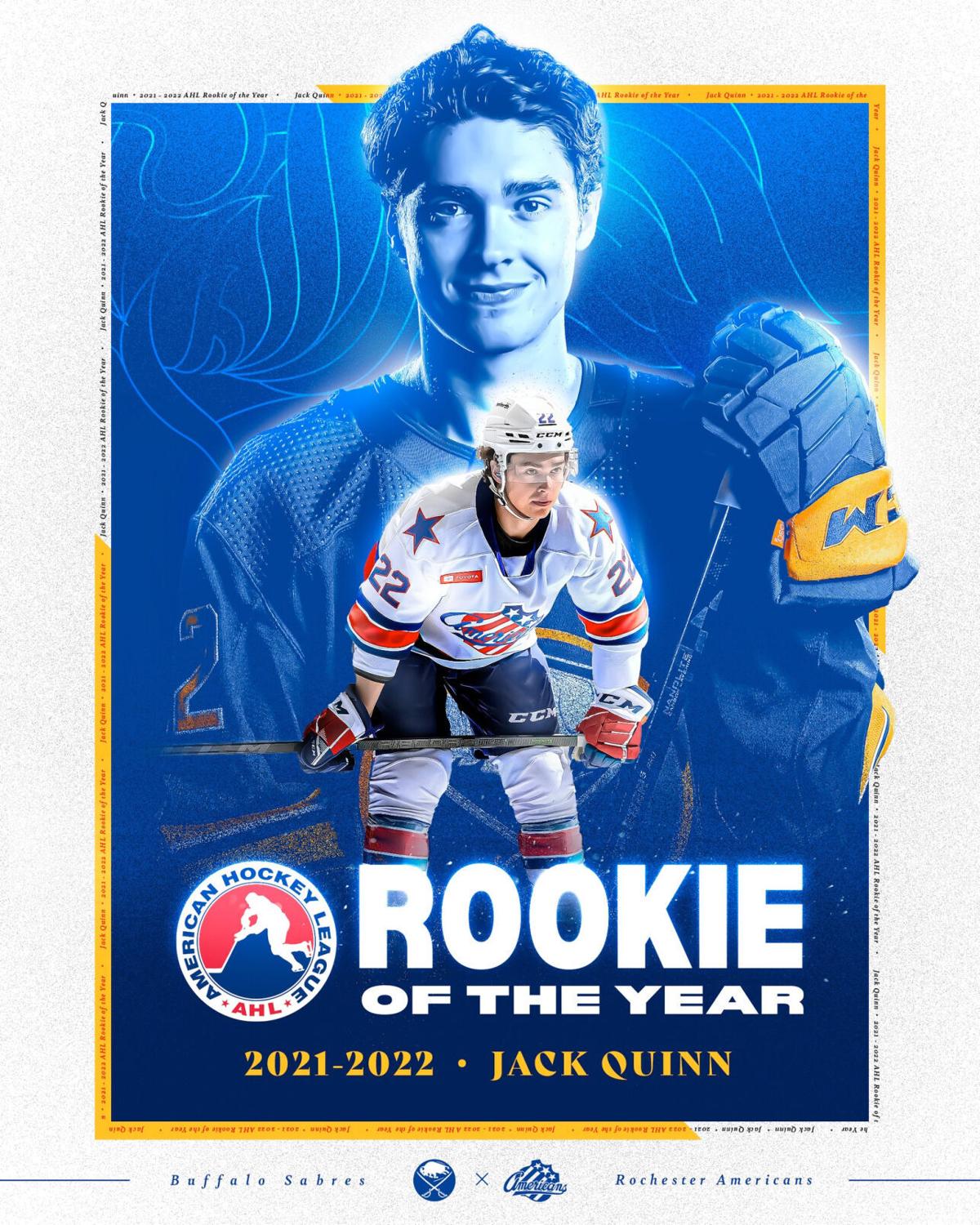 Sabres prospect Quinn wins AHL Rookie of the Year