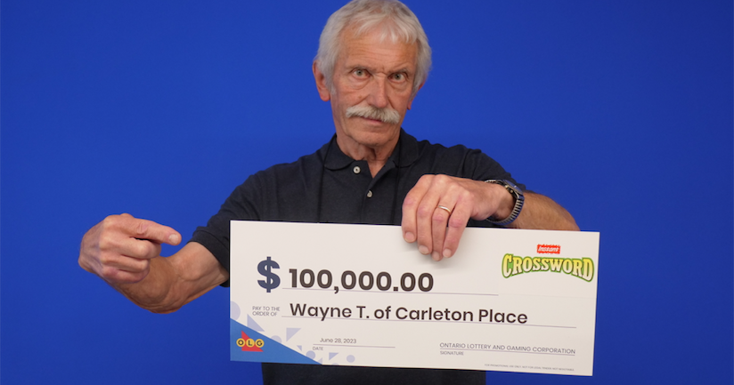Man wins $100K top prize with Instant Crossword Tripler