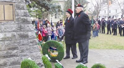 Remembrance Day in Merrickville Wolford