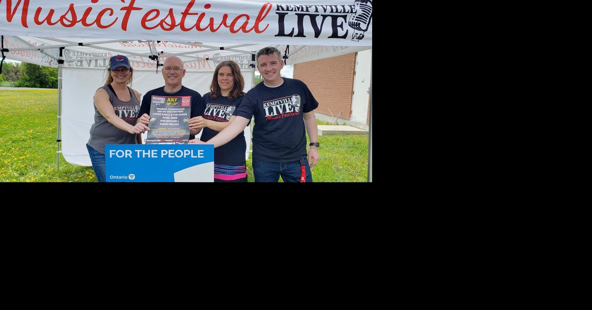 Kemptville Live Music Festival secures 88,000 provincial grant