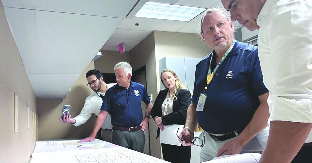 Congressman Juan Ciscomani learns about future Oro Valley Police home