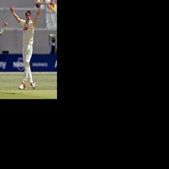 England in disarray at 59-3 in crunch Test as Lyon, Cummins pounce