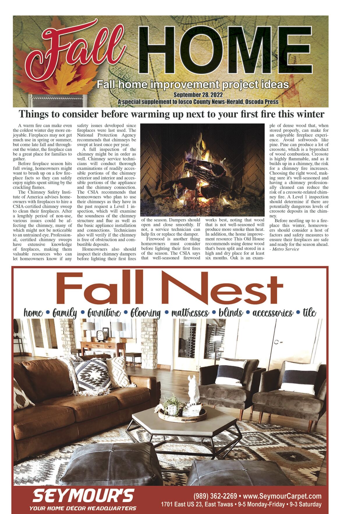 Fall news for your home