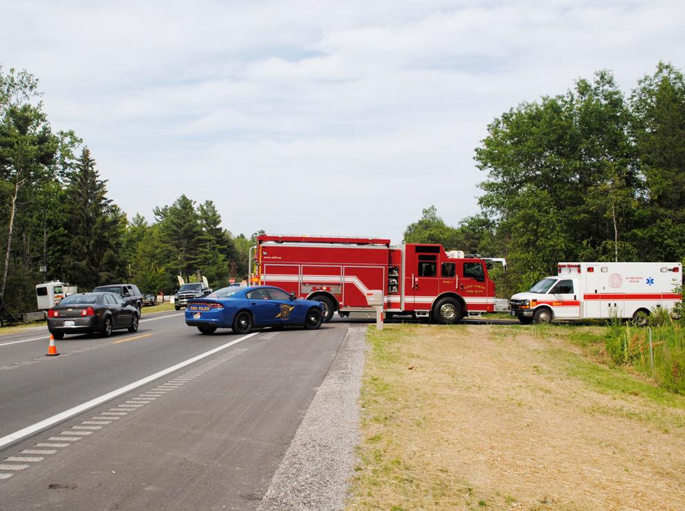 Two people injured, one airlifted following Baldwin crash Crime