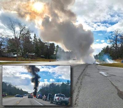 ETFD responds to vehicle fire in Baldwin | Crime | iosconews.com