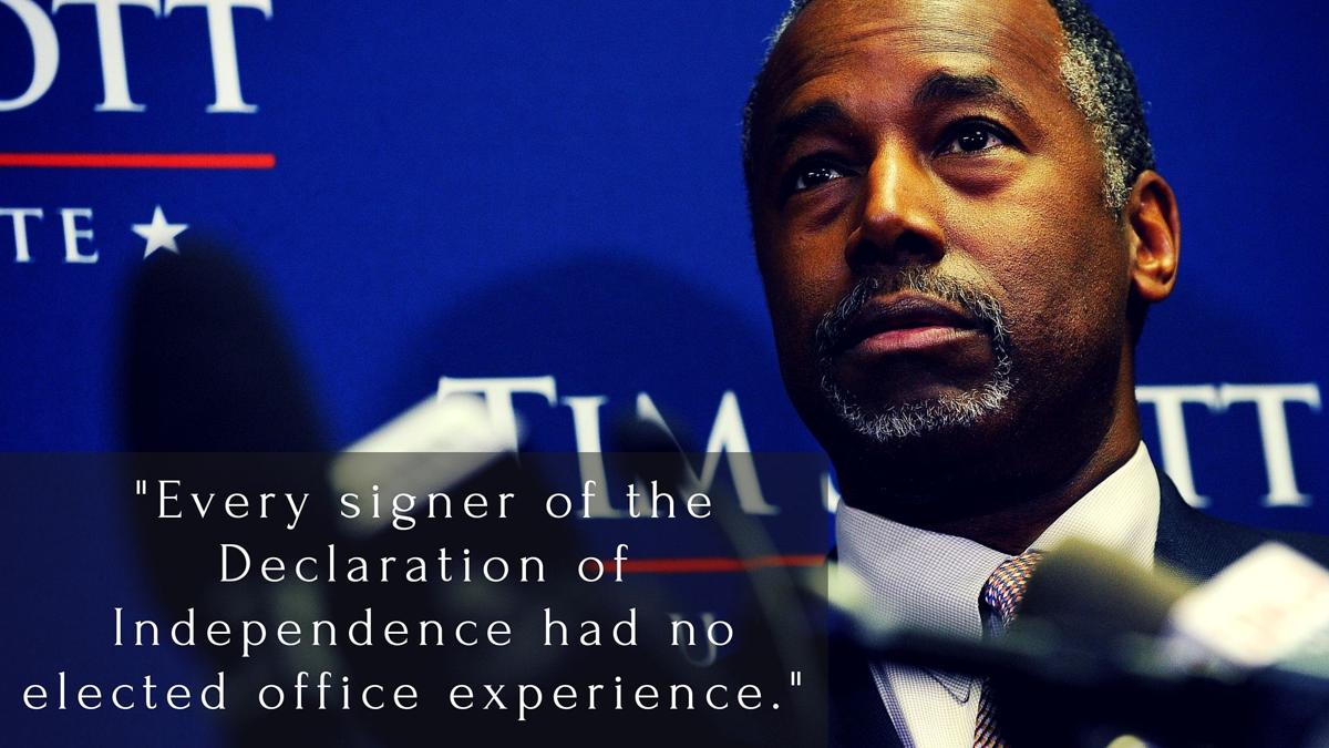 Ben Carson on the Founding Fathers.