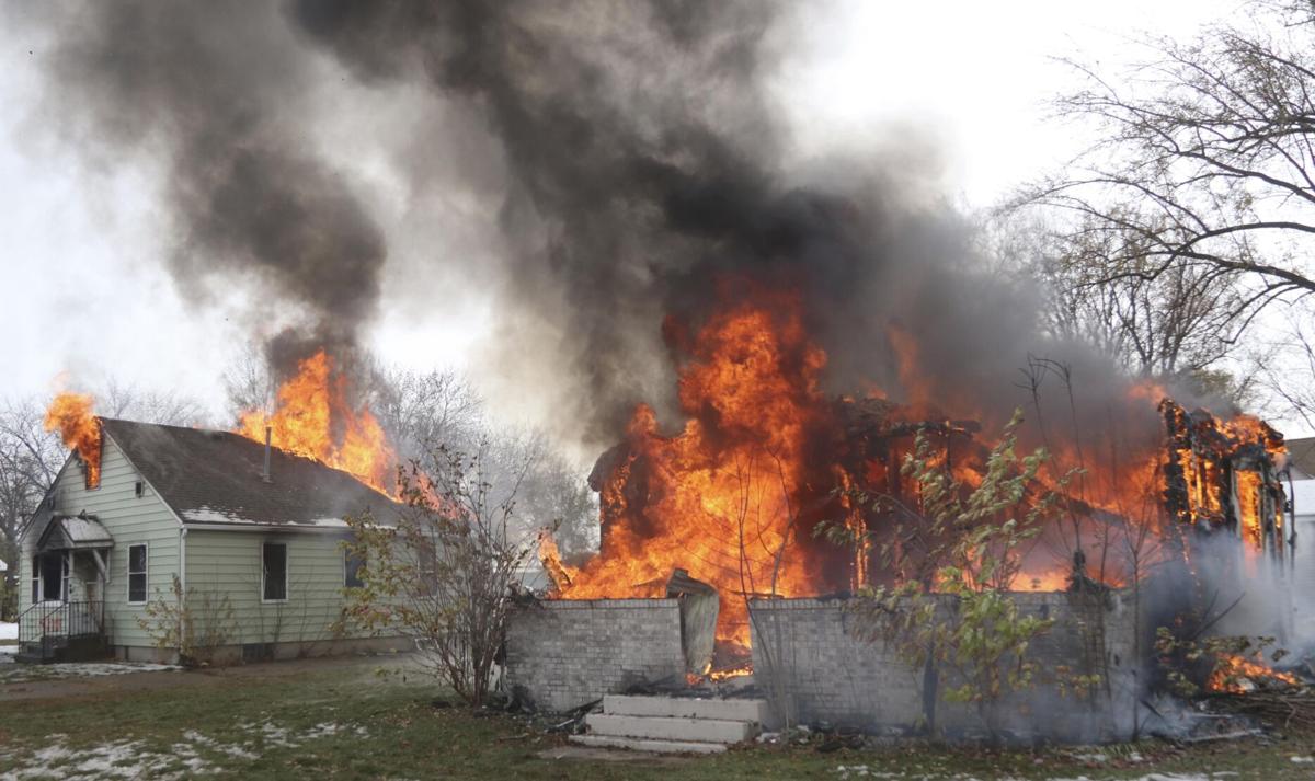 Two city-owned houses utilized for practice fires