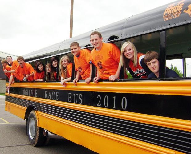 Ogilvie school bus wins ‘Battle of the Buses’ isanti