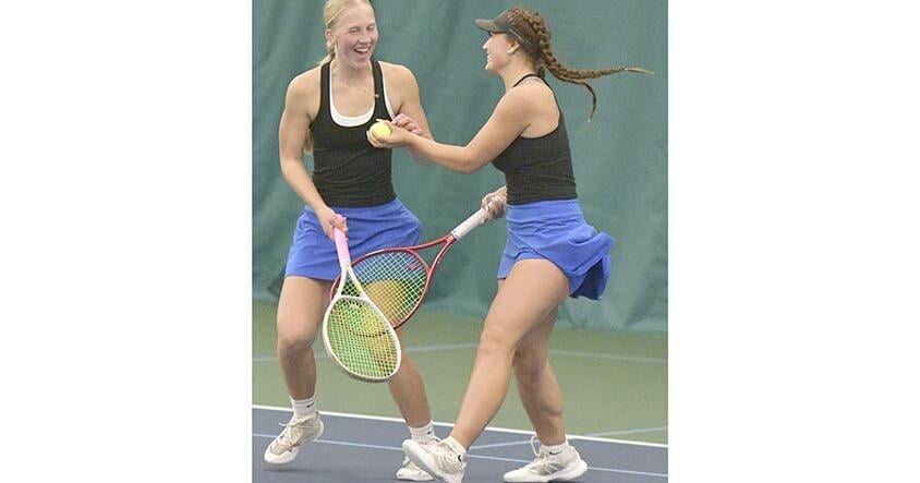 Three Bluejackets head back to state girls tennis tournament