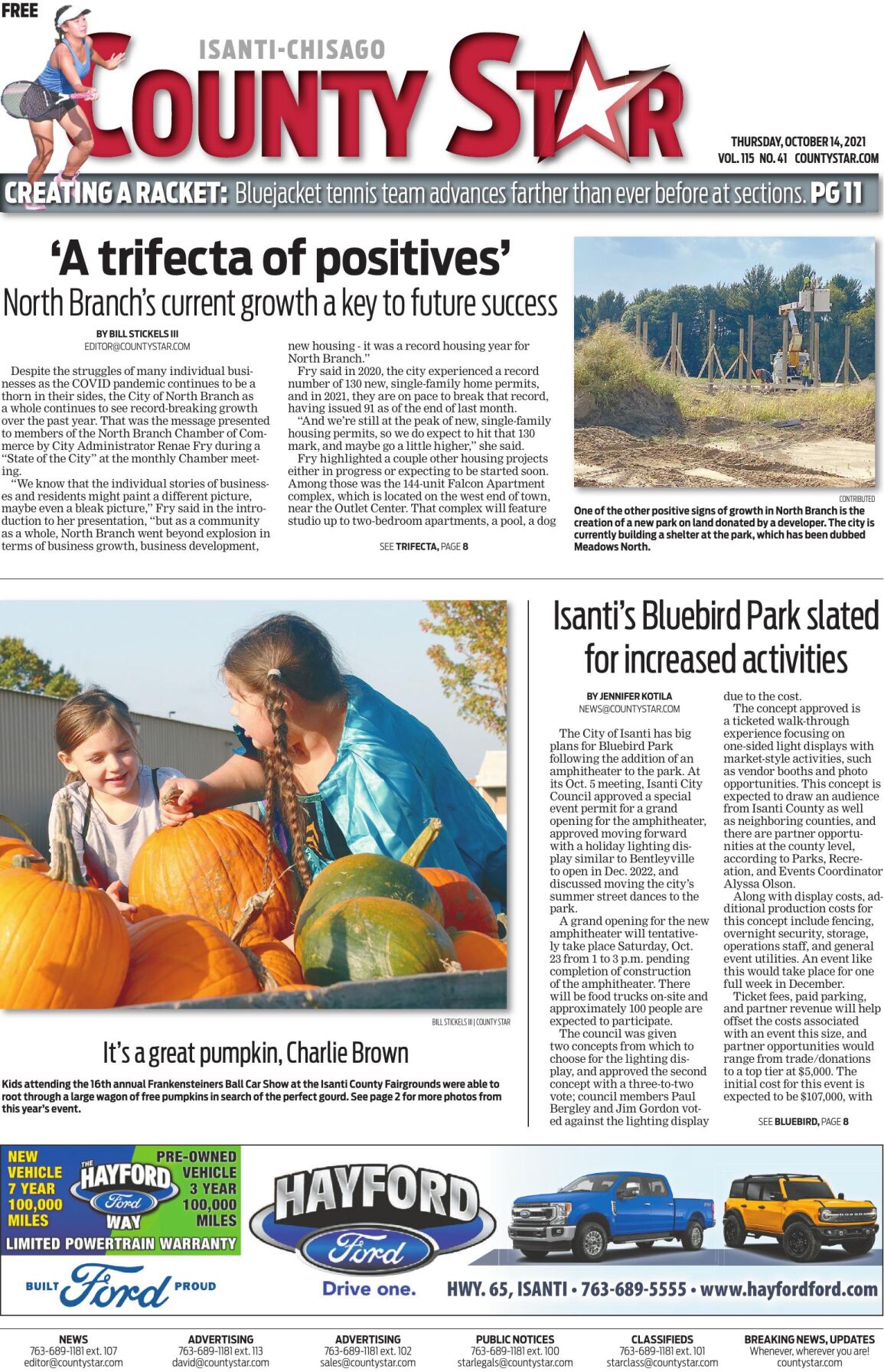 Isanti-Chisago County Star October 14, 2021 e-edition