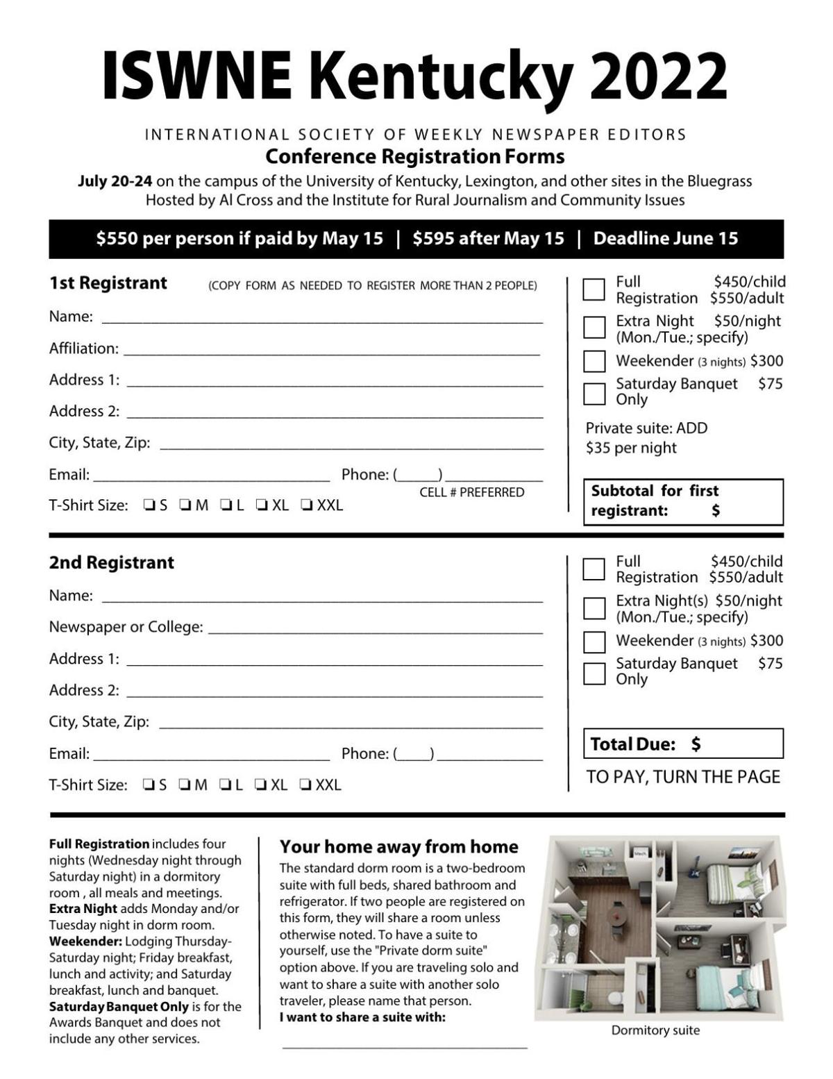 Kentucky Registration Form