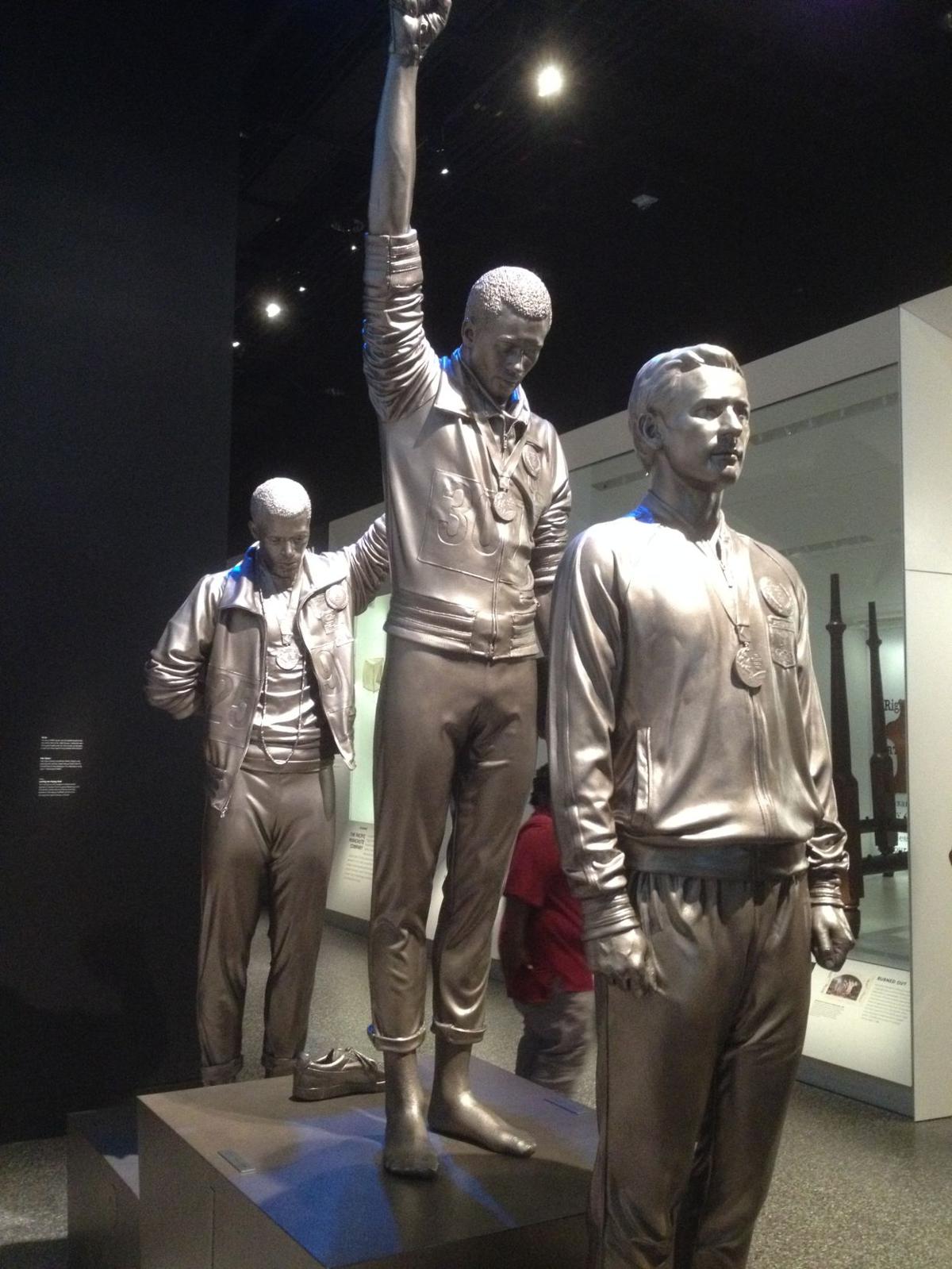 Black power after winning gold and bronze