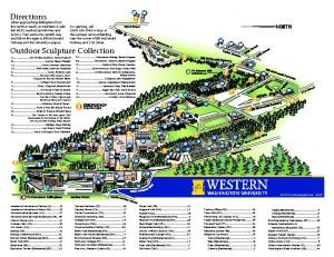 Western Washington University Campus Map   iswne.org