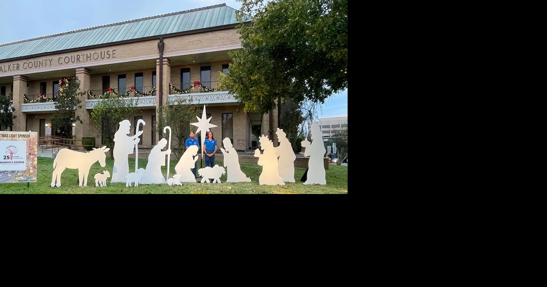 Holiday lights include locally made nativity scene | Gallery ...