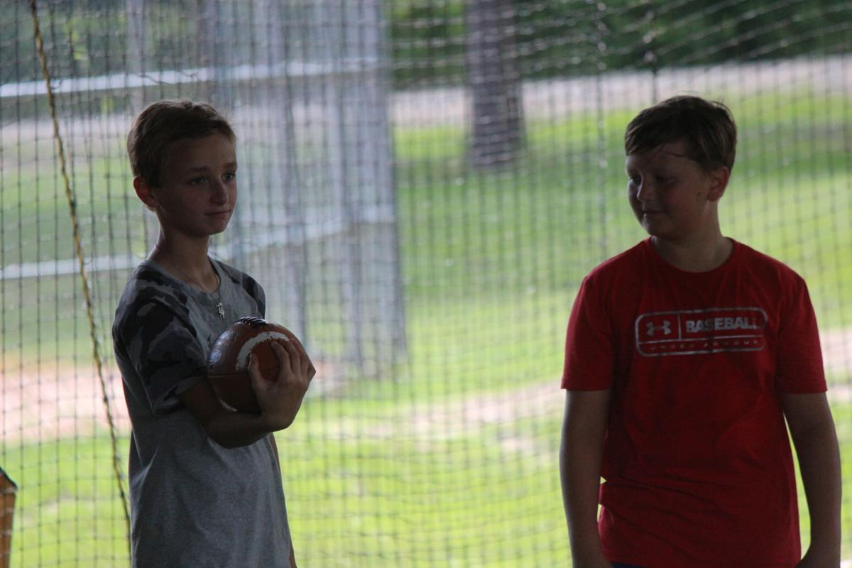 Campers hone skills, catch glimpse into AOA football program | Alpha