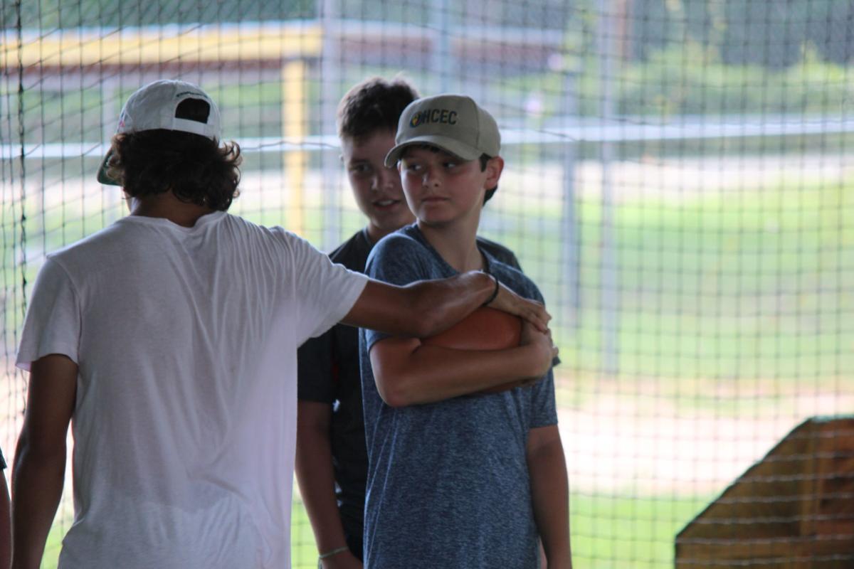 Campers hone skills, catch glimpse into AOA football program | Alpha