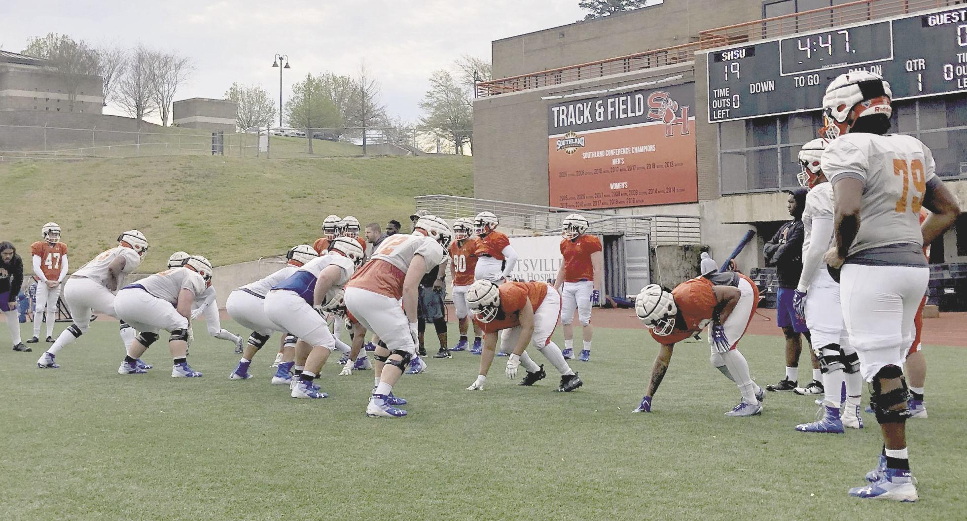 Sam Houston State football: 5 things to watch as full-pads practices