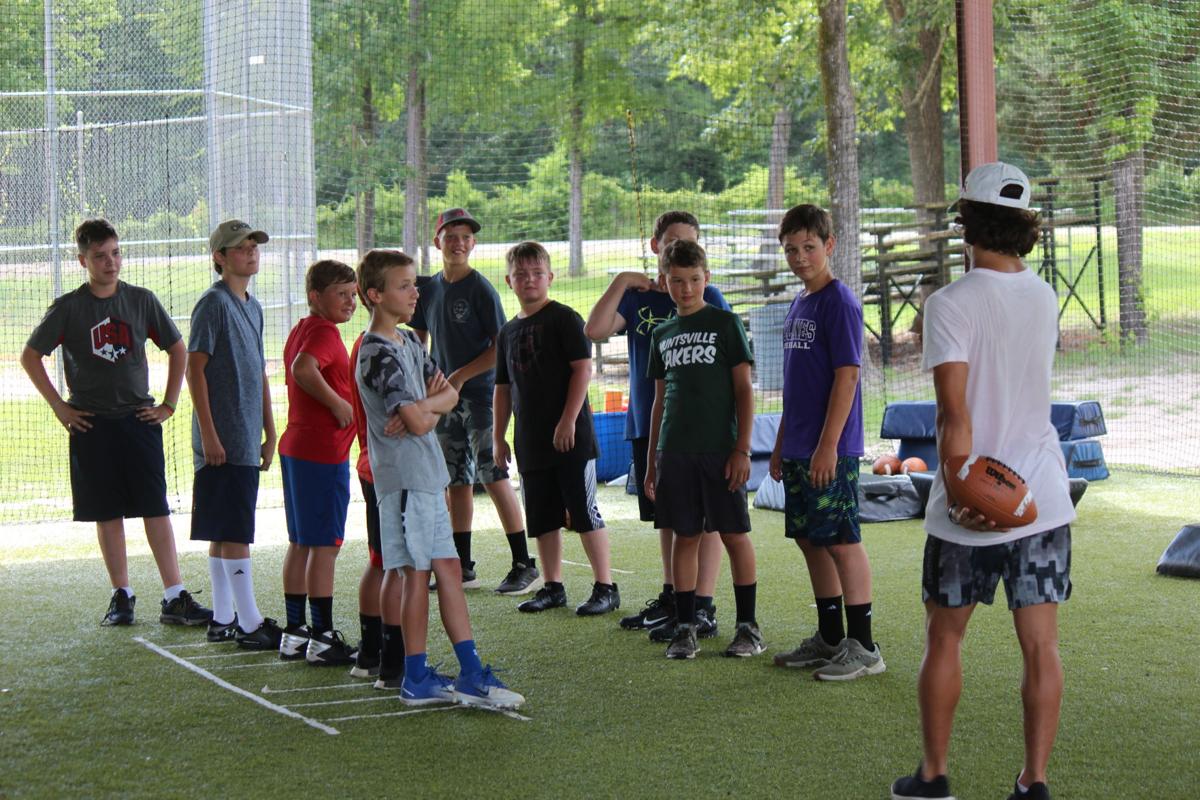 Campers hone skills, catch glimpse into AOA football program | Alpha