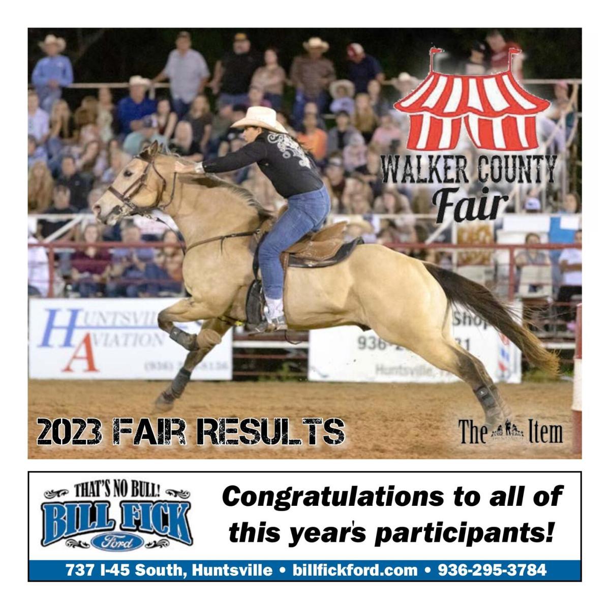 Walker County Fair Results 2025 News