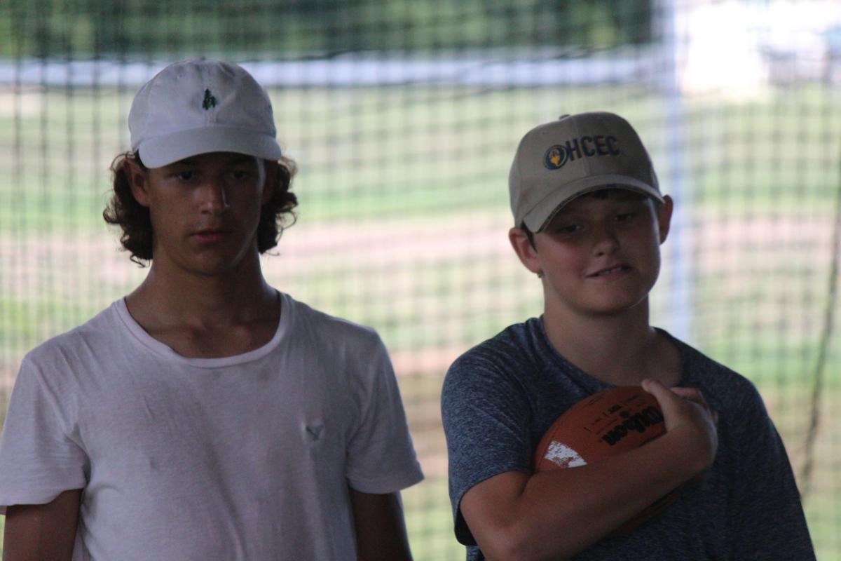 Campers hone skills, catch glimpse into AOA football program | Alpha