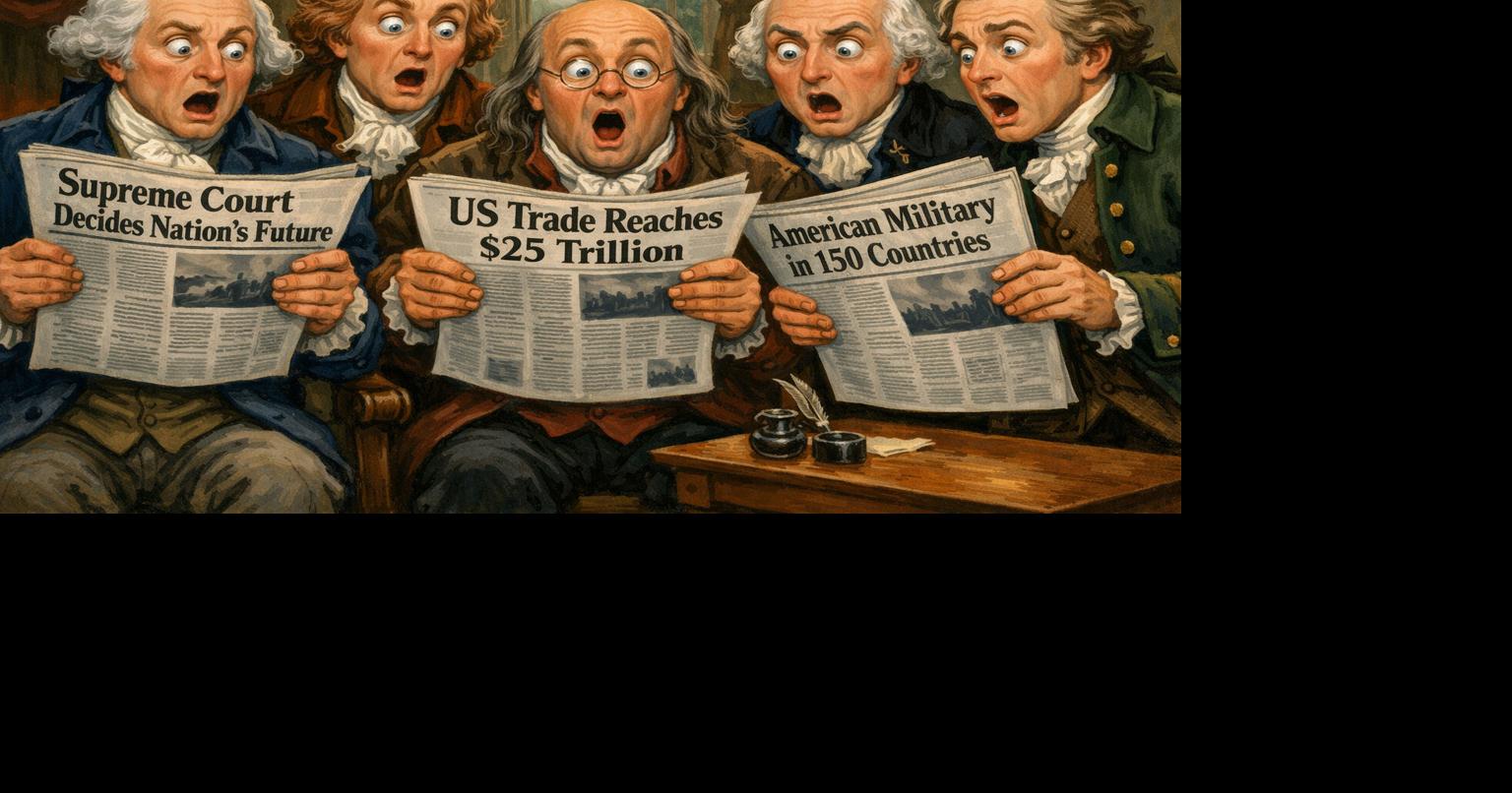 What would surprise the Founding Fathers about America in 2026? | News ...