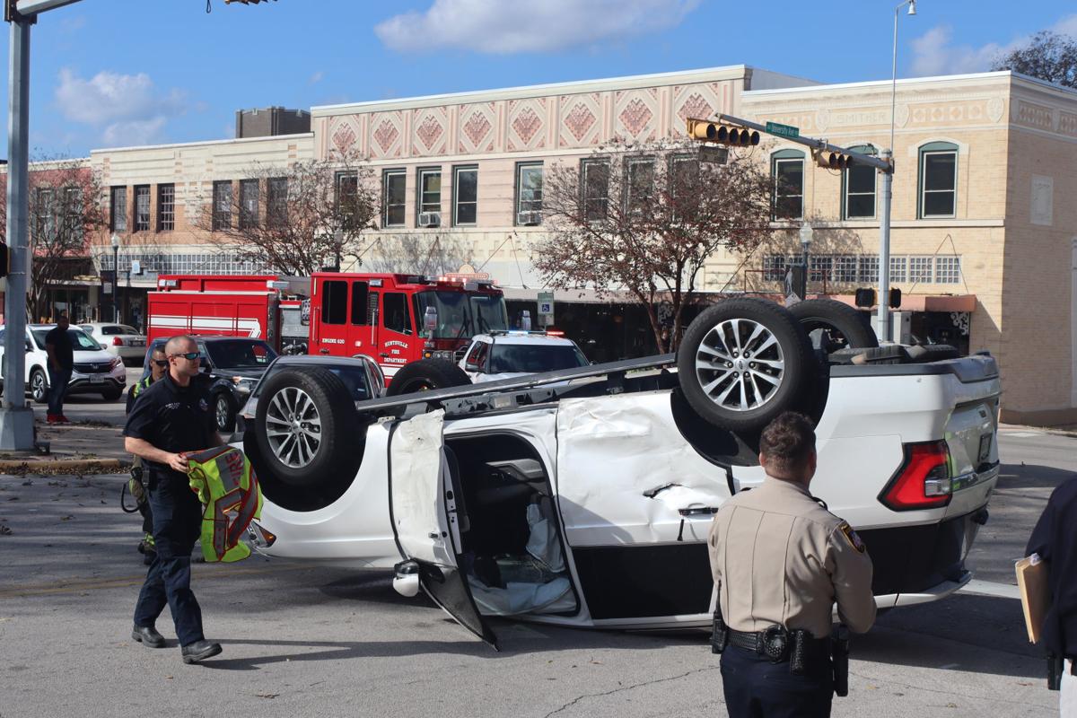 Rollover wreck in Downtown Huntsville News