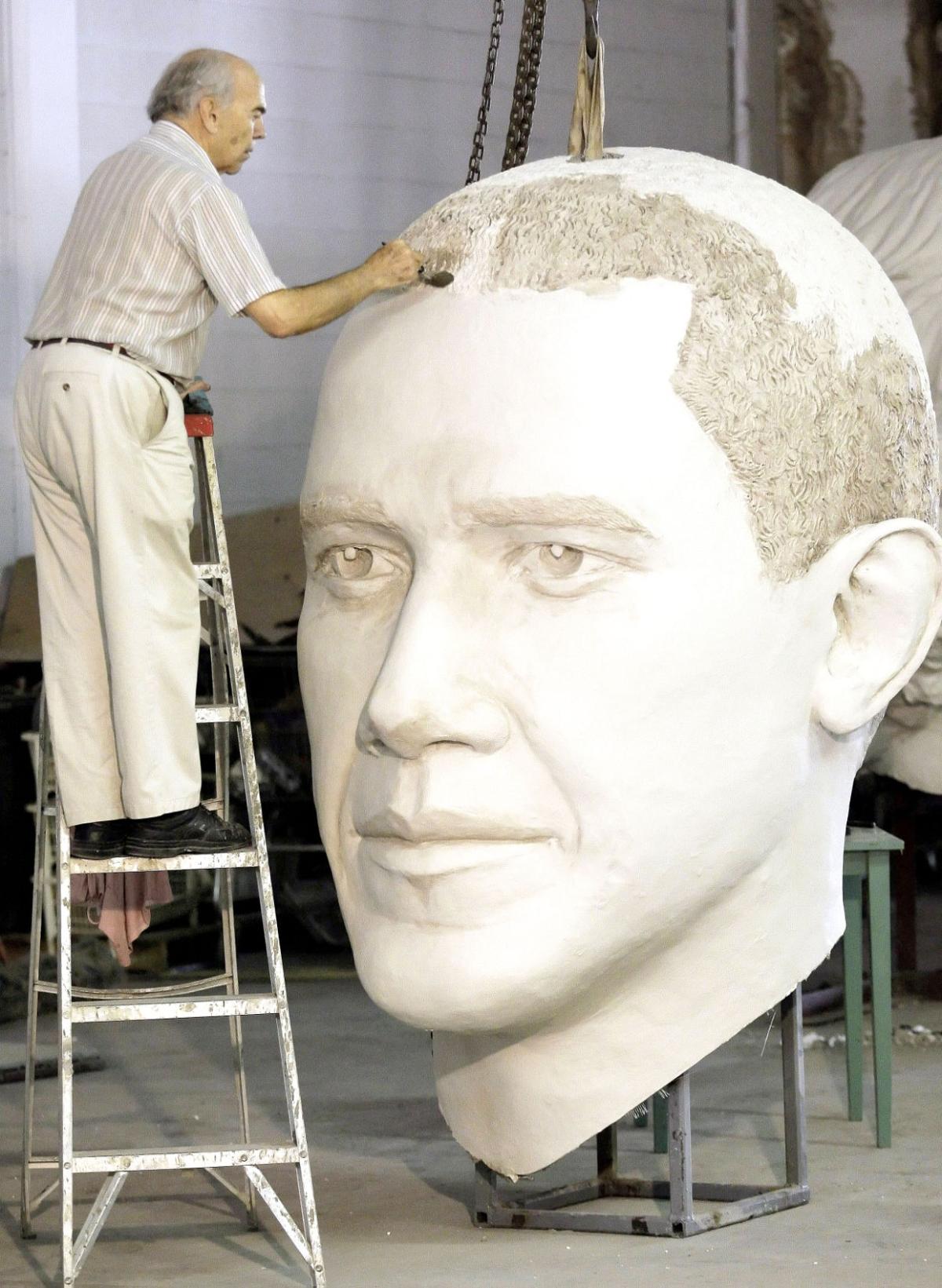 Adickes wants to donate statues of presidents’ heads to city of