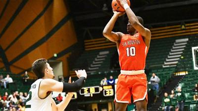 Bearkat Men Fall To Colorado State 71 65 Sam Houston State University Bearkats Itemonline Com