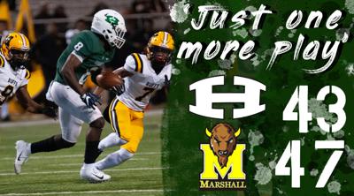 Hornets Fall To Fb Marshall 47 43 In Final Minute After Rallying From 20 Points Down Sports Itemonline Com