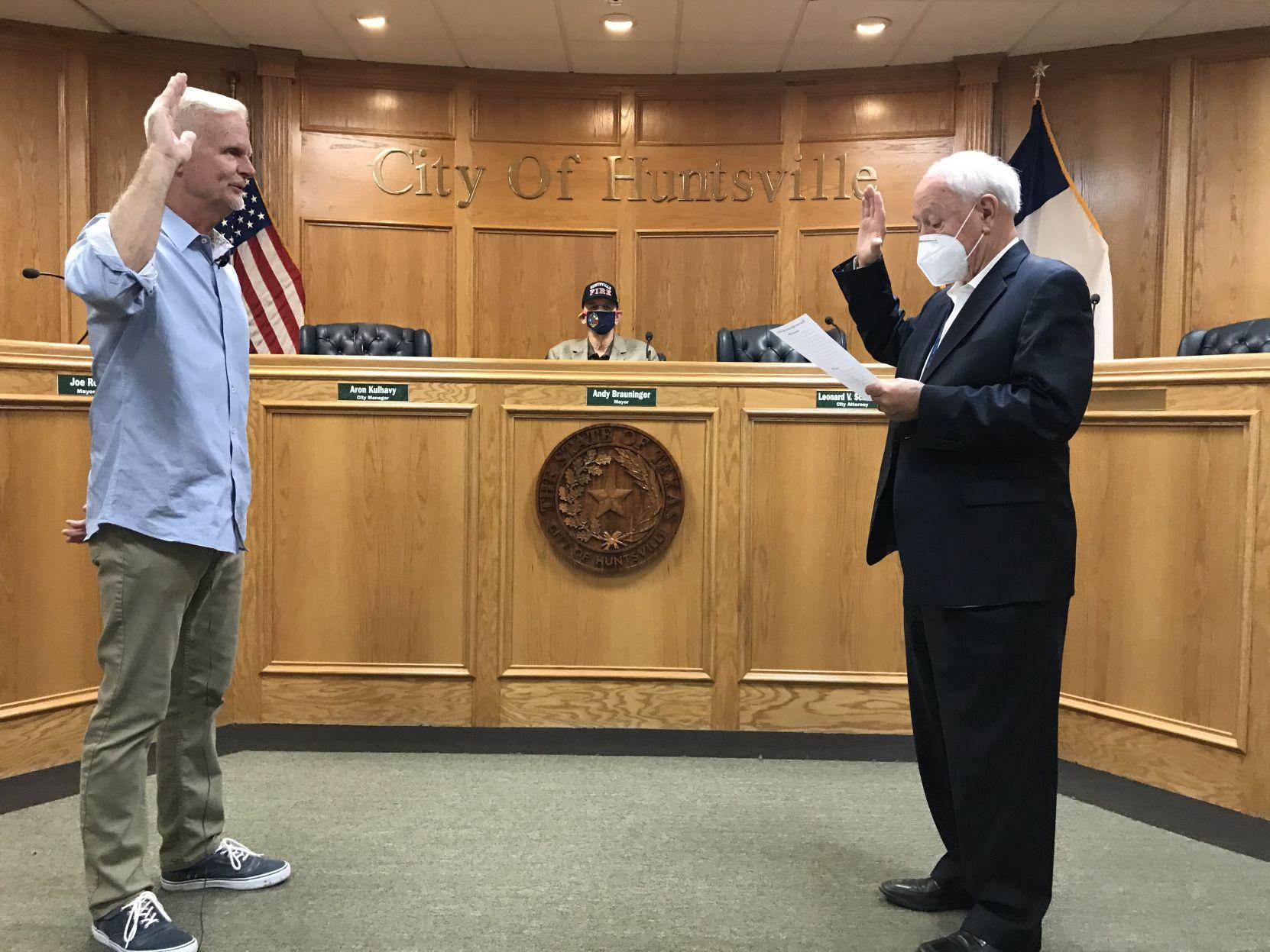 Bert Lyle sworn-in