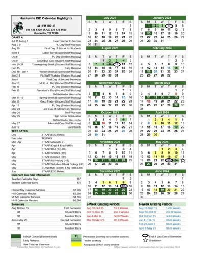 School calendars for next year under consideration | City Of Huntsville | itemonline.com school-calendars-for-next-year-under-consideration-city-of-huntsville-itemonline-com